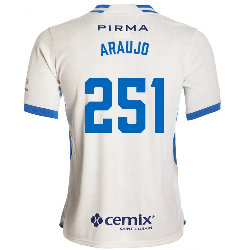 Danxen Herren Francisco Araujo #251 Weiß Blau Rot Auswärtstrikot Trikot 2026/27 T-Shirt