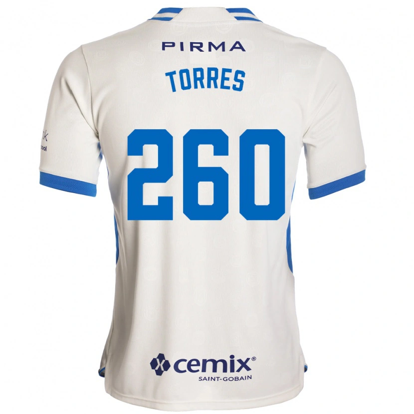 Danxen Herren Raúl Torres #260 Weiß Blau Rot Auswärtstrikot Trikot 2026/27 T-Shirt