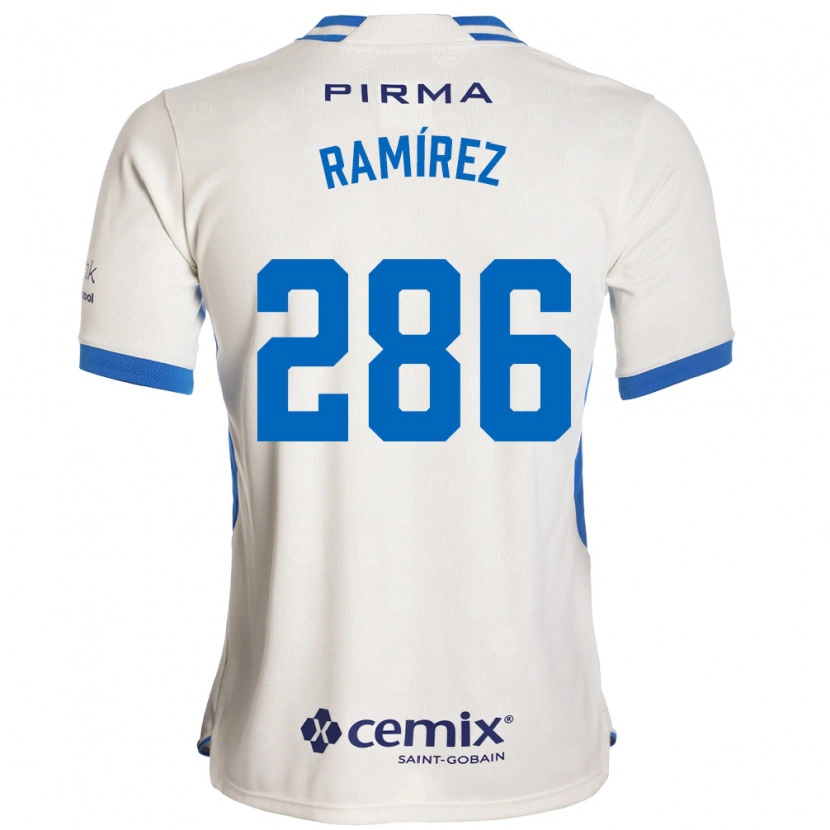 Danxen Herren Mauricio Ramírez #286 Weiß Blau Rot Auswärtstrikot Trikot 2026/27 T-Shirt