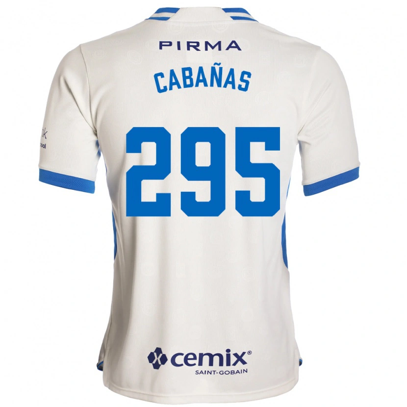 Danxen Herren Diego Cabañas #295 Weiß Blau Rot Auswärtstrikot Trikot 2026/27 T-Shirt