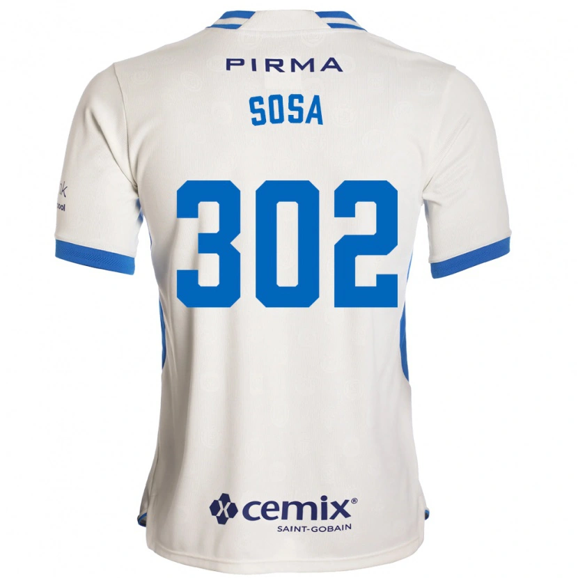 Danxen Herren Dustyn Sosa #302 Weiß Blau Rot Auswärtstrikot Trikot 2026/27 T-Shirt