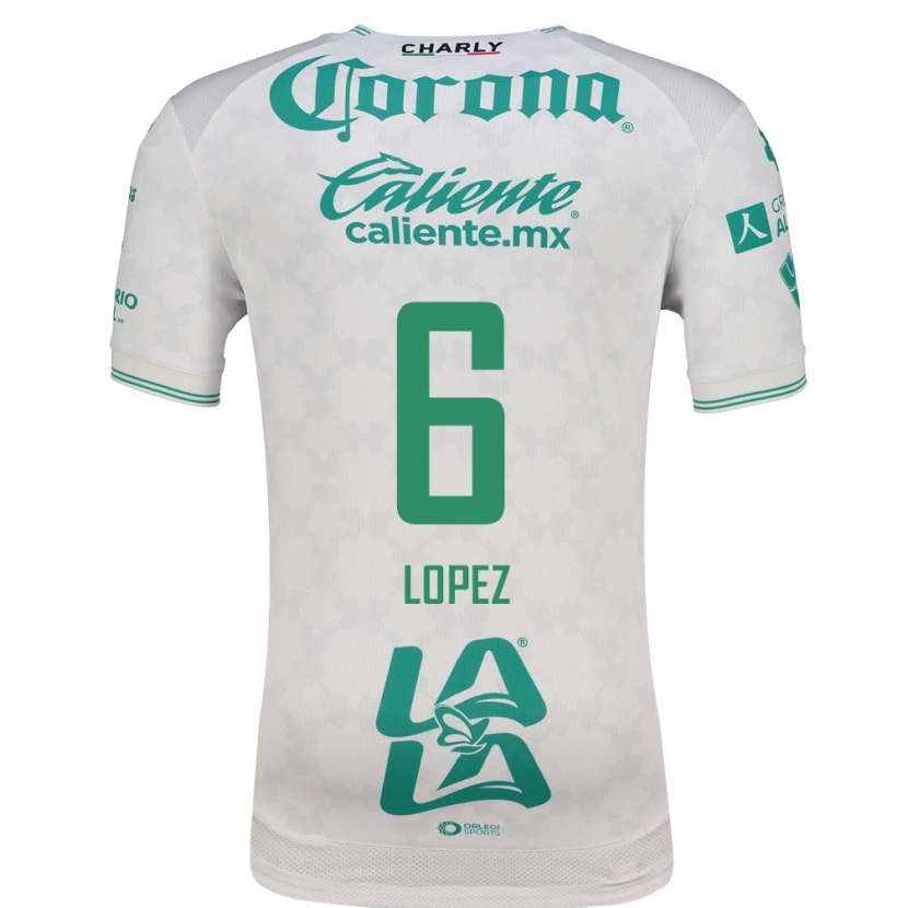 Danxen Herren Brenda Lopez #6 Hellgrün Weiß Auswärtstrikot Trikot 2026/27 T-Shirt