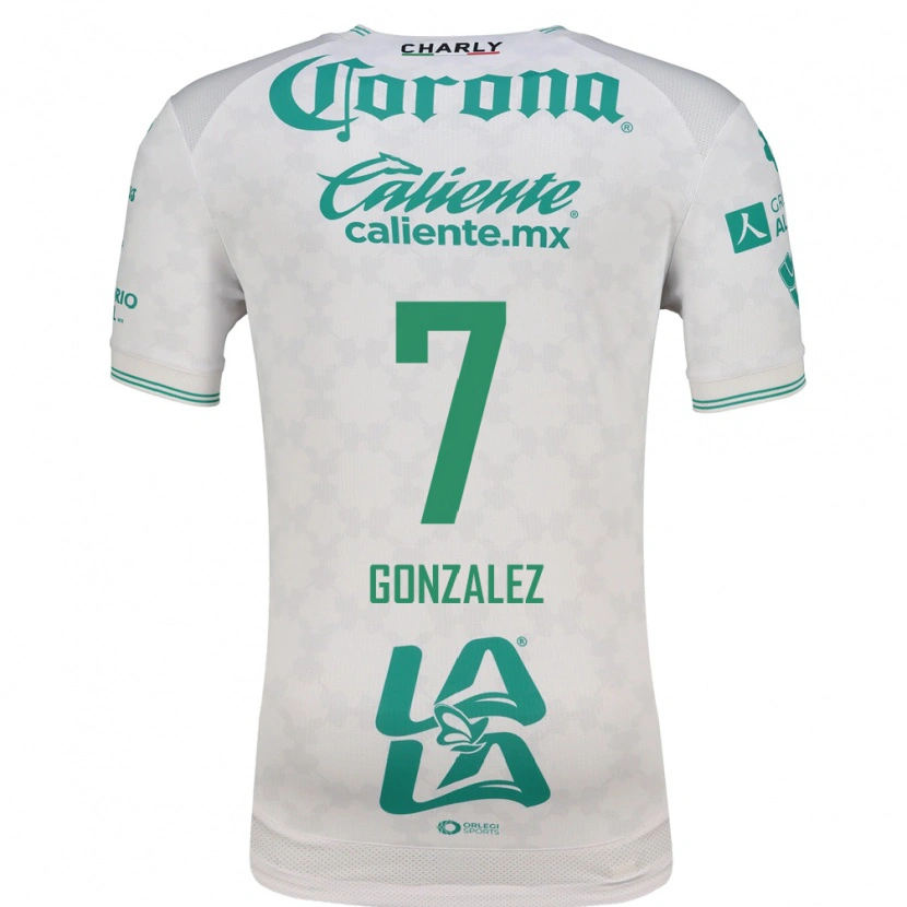 Danxen Herren Diego González #7 Hellgrün Weiß Auswärtstrikot Trikot 2026/27 T-Shirt