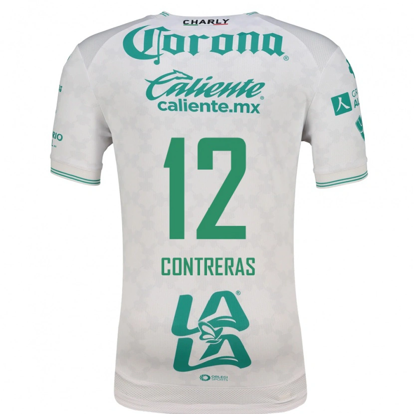 Danxen Herren Karol Contreras #12 Hellgrün Weiß Auswärtstrikot Trikot 2026/27 T-Shirt