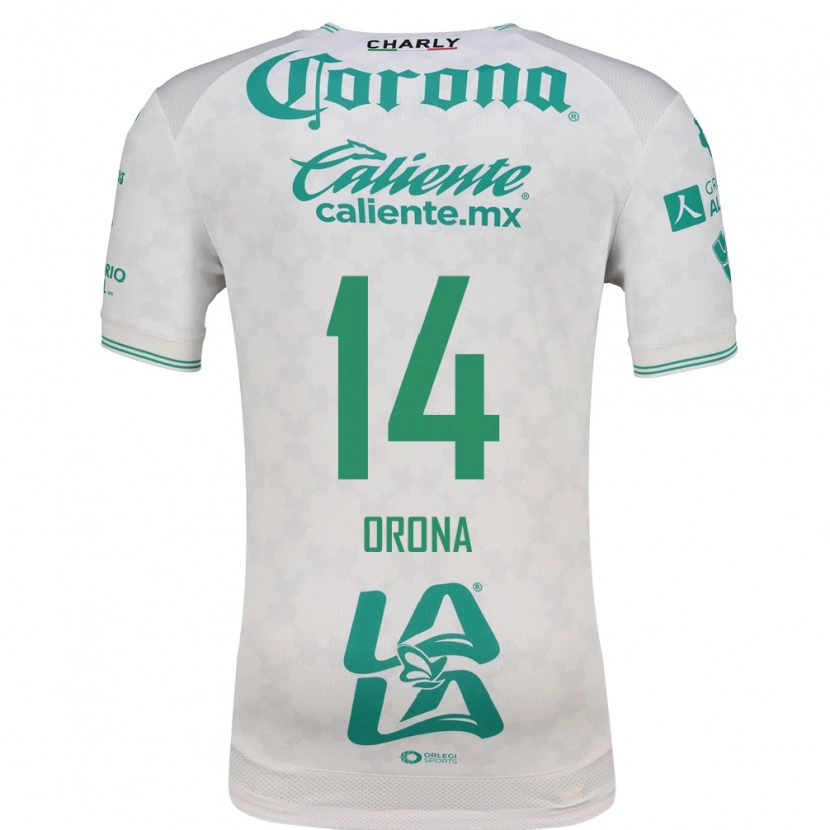 Danxen Herren Efraín Orona #14 Hellgrün Weiß Auswärtstrikot Trikot 2026/27 T-Shirt
