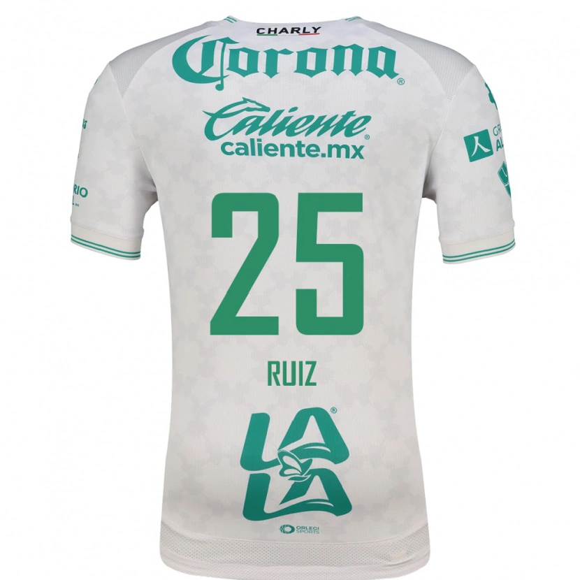 Danxen Herren Michel Ruiz #25 Hellgrün Weiß Auswärtstrikot Trikot 2026/27 T-Shirt