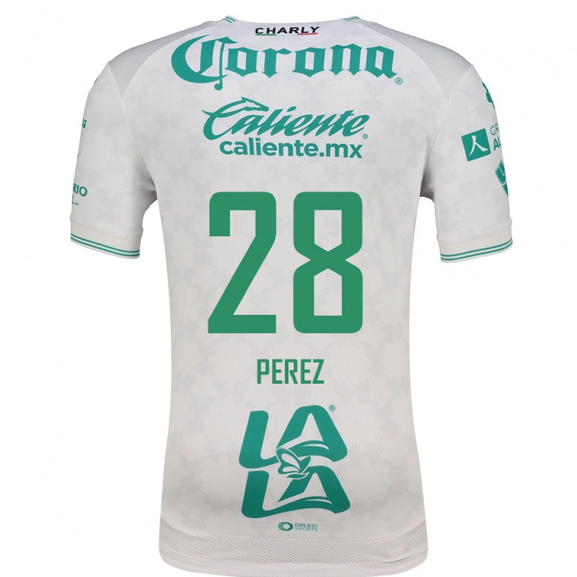 Danxen Herren Geovanni Pérez #28 Hellgrün Weiß Auswärtstrikot Trikot 2026/27 T-Shirt