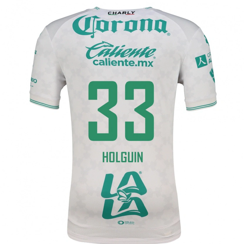 Danxen Herren Héctor Holguín #33 Hellgrün Weiß Auswärtstrikot Trikot 2026/27 T-Shirt