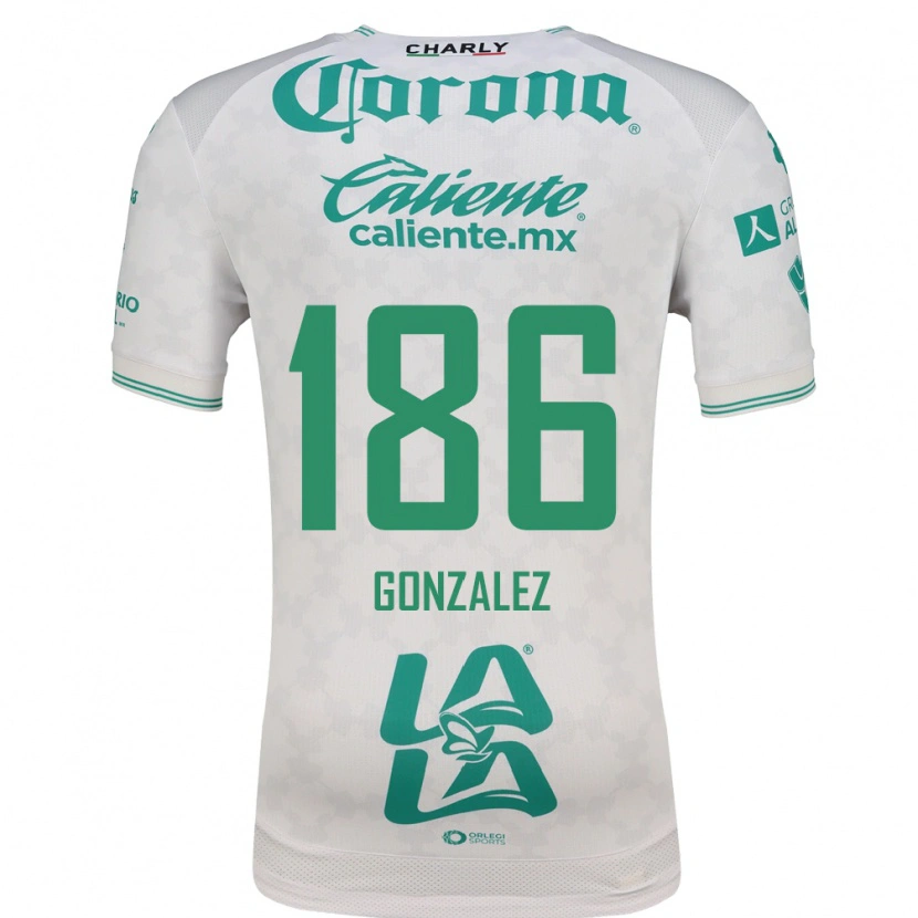 Danxen Herren Valente González #186 Hellgrün Weiß Auswärtstrikot Trikot 2026/27 T-Shirt