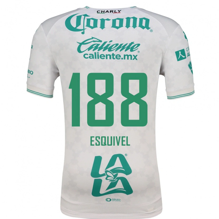 Danxen Herren Bruno Esquivel #188 Hellgrün Weiß Auswärtstrikot Trikot 2026/27 T-Shirt