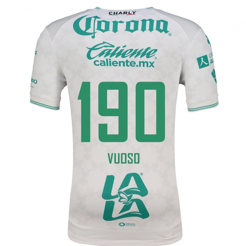 Danxen Herren Lucca Vuoso #190 Hellgrün Weiß Auswärtstrikot Trikot 2026/27 T-Shirt