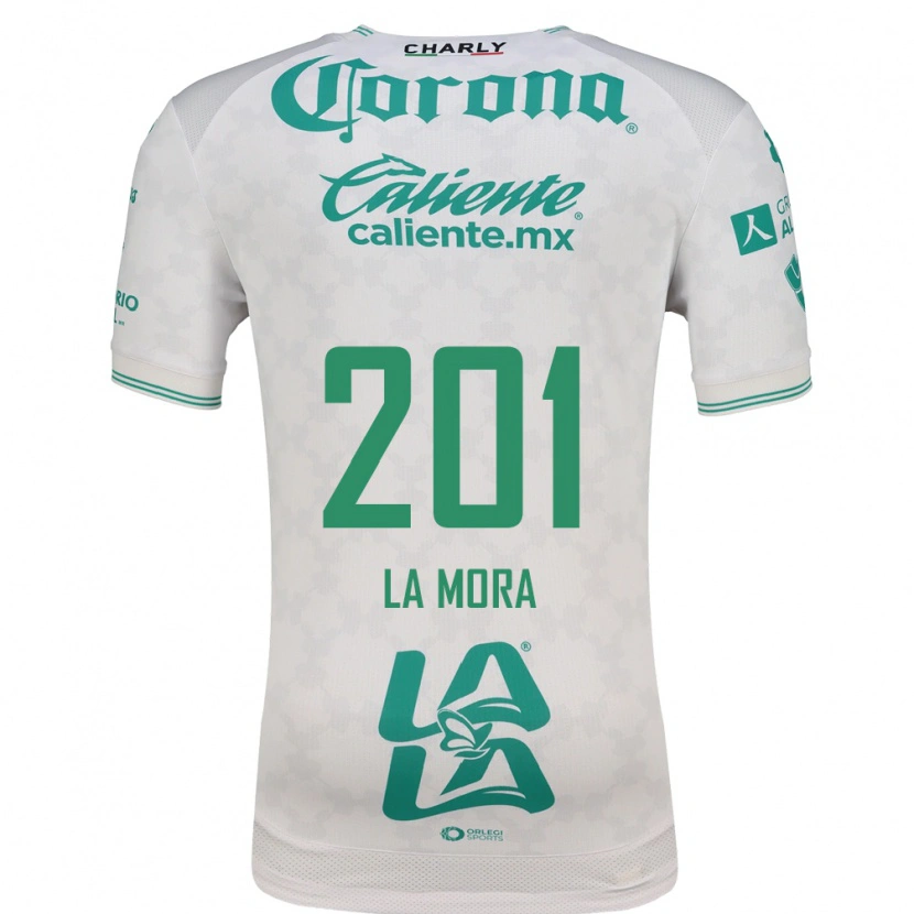Danxen Herren Luis De La Mora #201 Hellgrün Weiß Auswärtstrikot Trikot 2026/27 T-Shirt