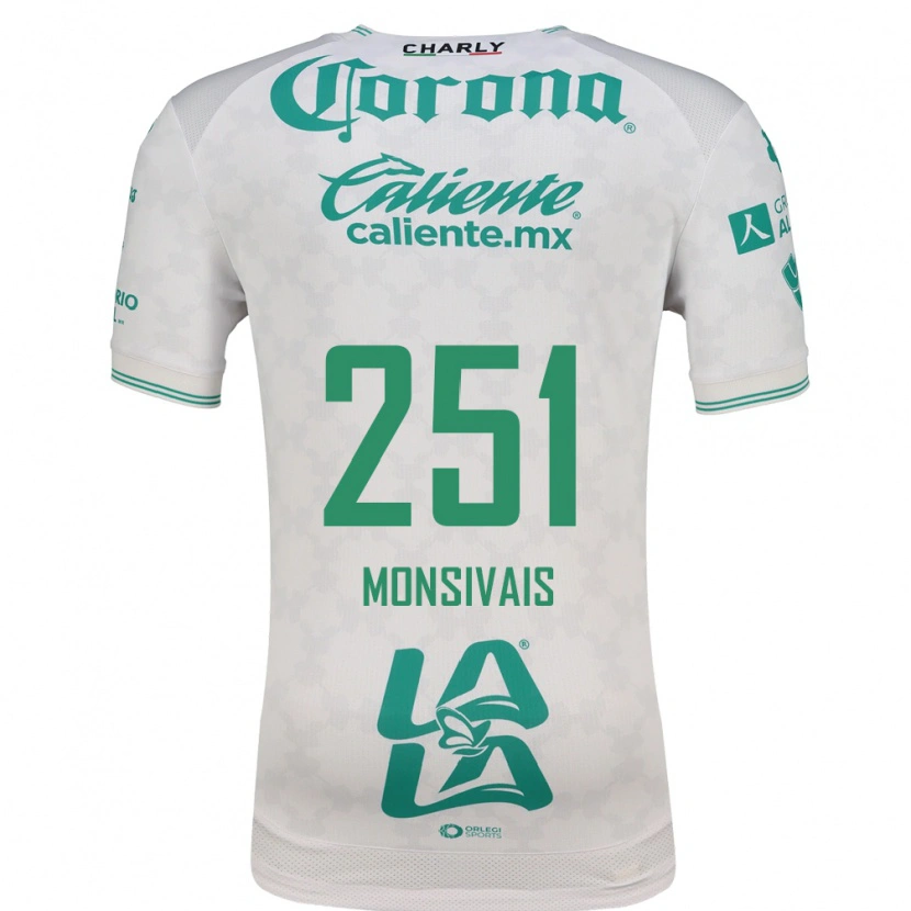 Danxen Herren Giovani Monsivais #251 Hellgrün Weiß Auswärtstrikot Trikot 2026/27 T-Shirt