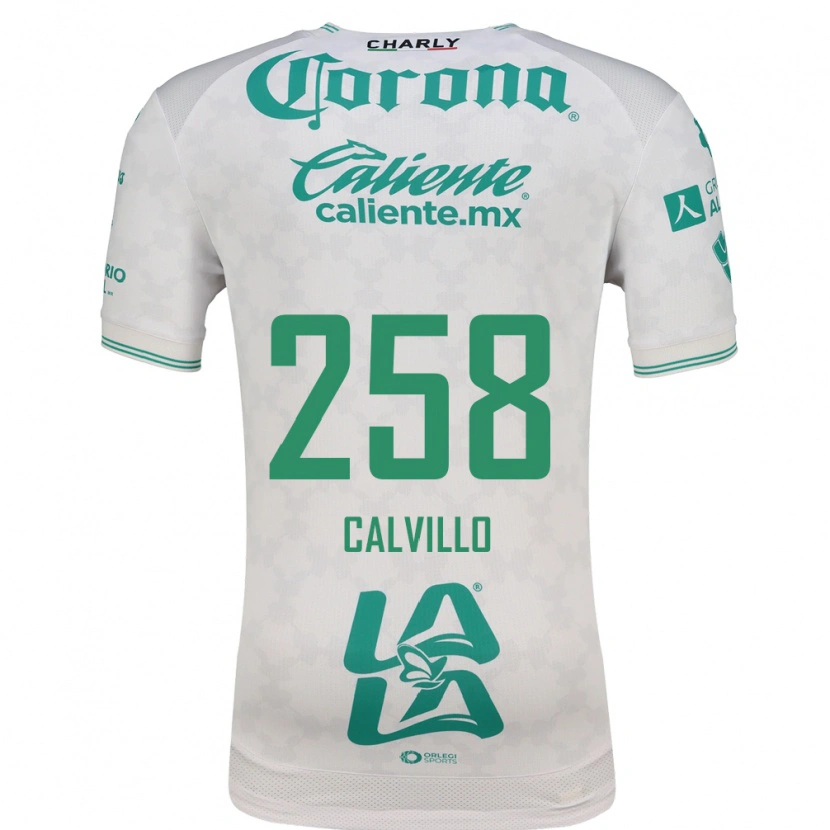 Danxen Herren Carlos Calvillo #258 Hellgrün Weiß Auswärtstrikot Trikot 2026/27 T-Shirt