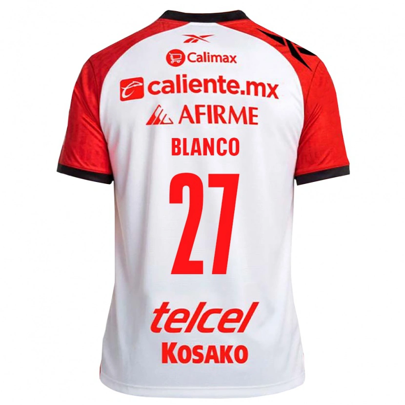 Danxen Herren Domingo Blanco #27 Weiß Schwarz Rot Auswärtstrikot Trikot 2026/27 T-Shirt