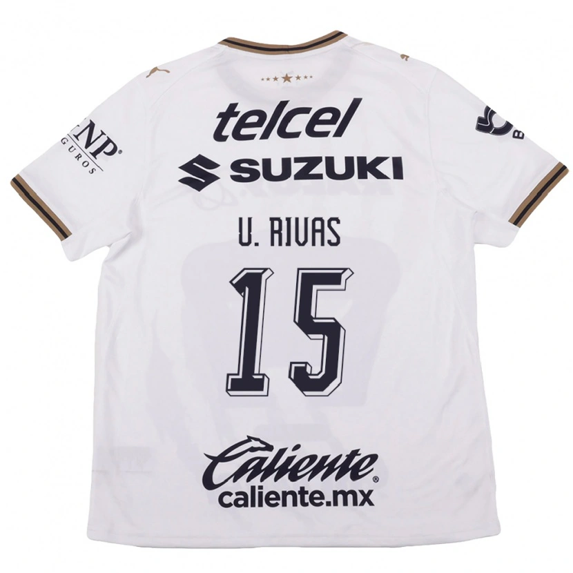 Danxen Herren Ulises Rivas #15 Weiß Schwarz Braun Auswärtstrikot Trikot 2026/27 T-Shirt
