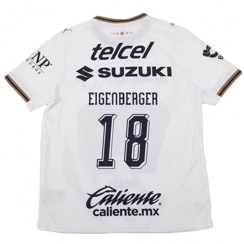 Danxen Herren Chandra Eigenberger #18 Weiß Schwarz Braun Auswärtstrikot Trikot 2026/27 T-Shirt