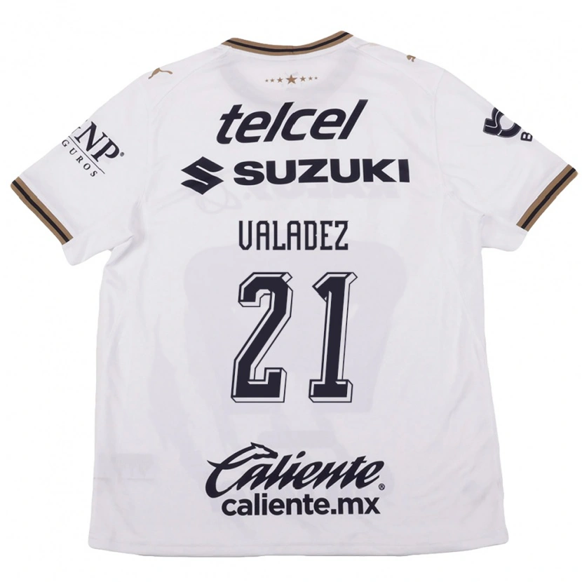 Danxen Herren Natalia Macias Valadez #21 Weiß Schwarz Braun Auswärtstrikot Trikot 2026/27 T-Shirt