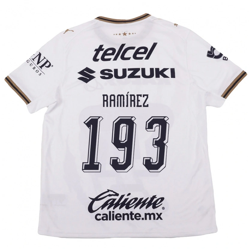 Danxen Herren Dennis Ramírez #193 Weiß Schwarz Braun Auswärtstrikot Trikot 2026/27 T-Shirt