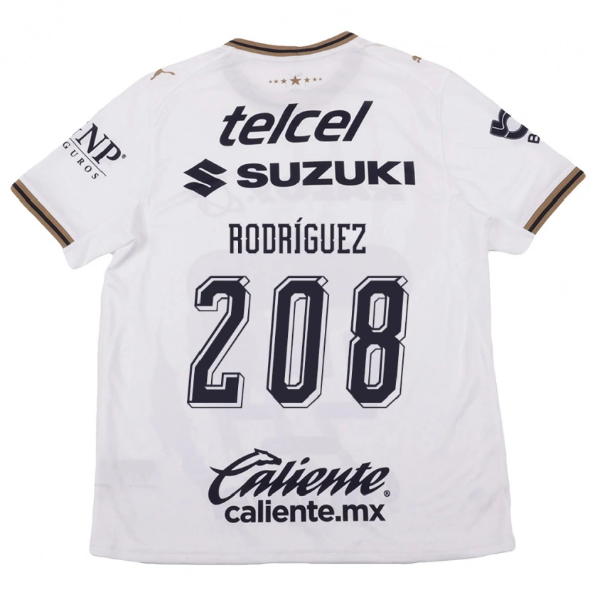 Danxen Herren Gael Rodríguez #208 Weiß Schwarz Braun Auswärtstrikot Trikot 2026/27 T-Shirt