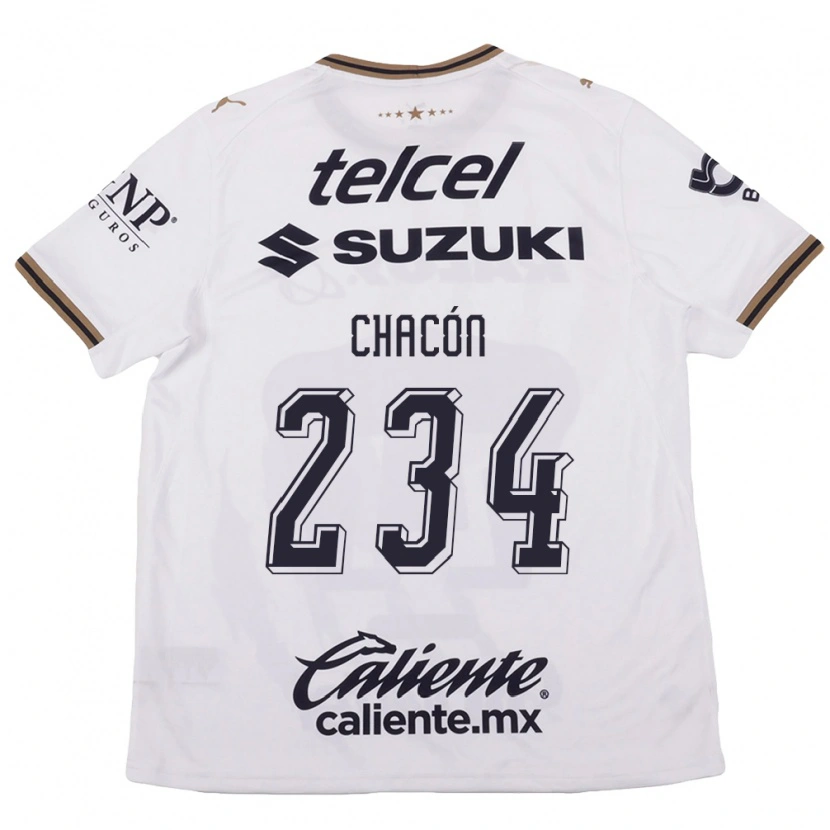 Danxen Herren Nicolás Chacón #234 Weiß Schwarz Braun Auswärtstrikot Trikot 2026/27 T-Shirt