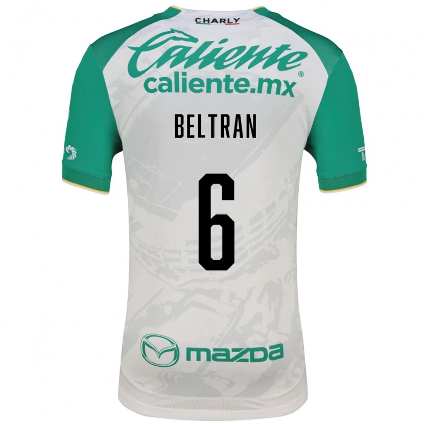 Danxen Herren Fernando Beltrán #6 Hellgrün Weiß Auswärtstrikot Trikot 2026/27 T-Shirt
