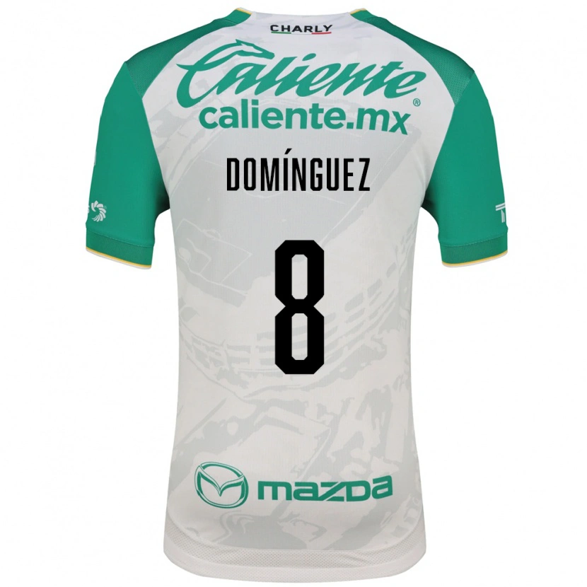 Danxen Herren Juan Domínguez #8 Hellgrün Weiß Auswärtstrikot Trikot 2026/27 T-Shirt