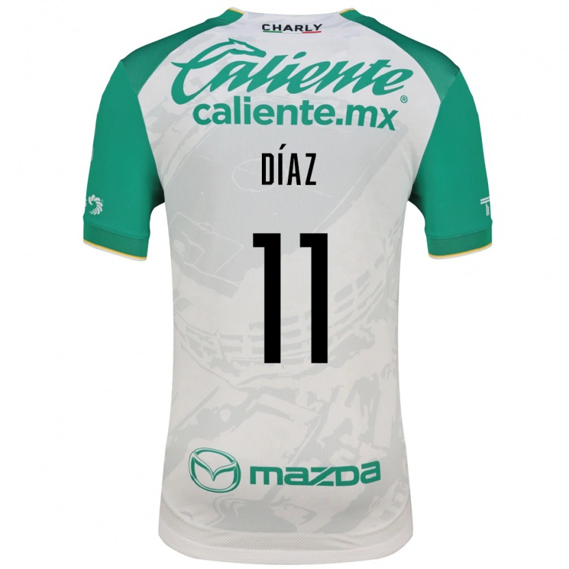 Danxen Herren Ismael Díaz #11 Hellgrün Weiß Auswärtstrikot Trikot 2026/27 T-Shirt