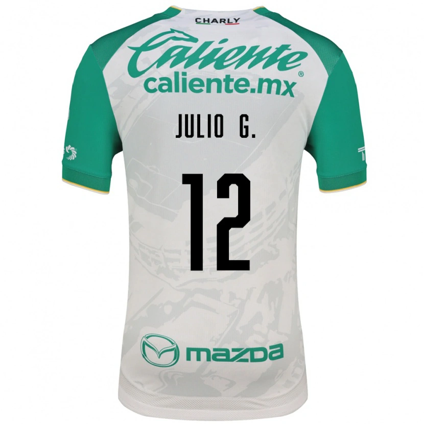 Danxen Herren Julio González #12 Hellgrün Weiß Auswärtstrikot Trikot 2026/27 T-Shirt