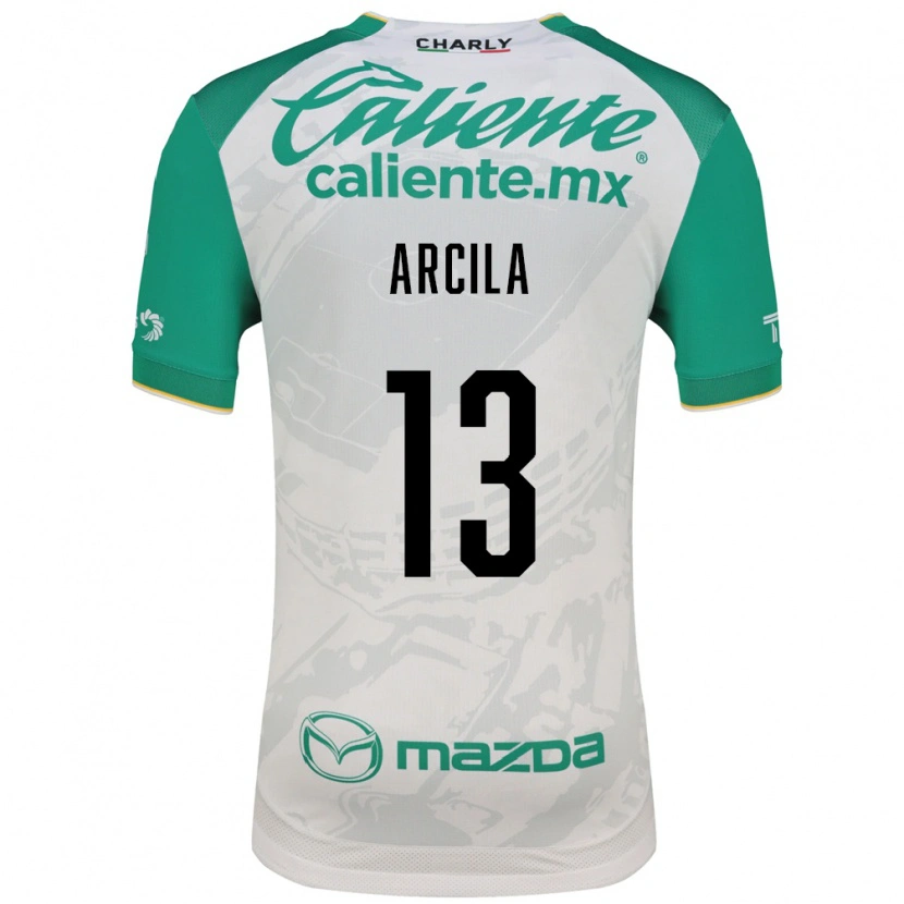 Danxen Herren Daniel Arcila #13 Hellgrün Weiß Auswärtstrikot Trikot 2026/27 T-Shirt