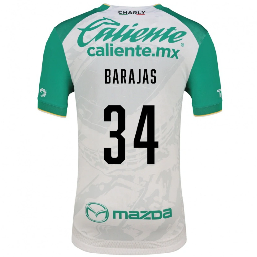 Danxen Herren Víctor Barajas #34 Hellgrün Weiß Auswärtstrikot Trikot 2026/27 T-Shirt