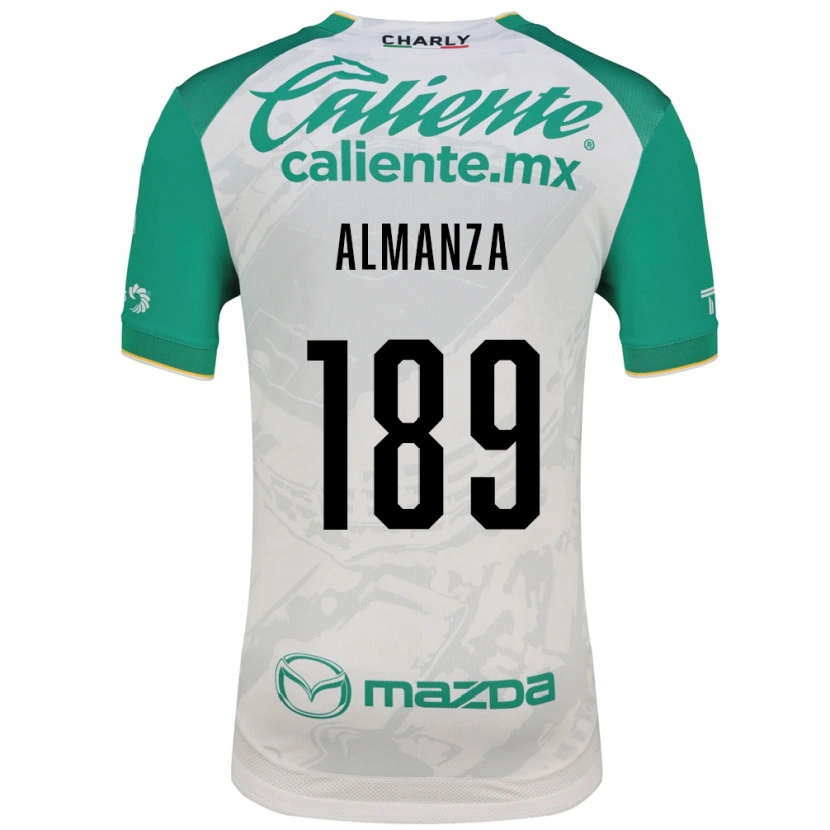 Danxen Herren Román Almanza #189 Hellgrün Weiß Auswärtstrikot Trikot 2026/27 T-Shirt