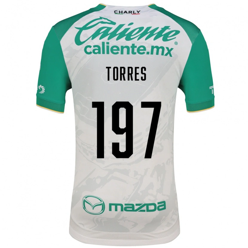 Danxen Herren Erick Torres #197 Hellgrün Weiß Auswärtstrikot Trikot 2026/27 T-Shirt