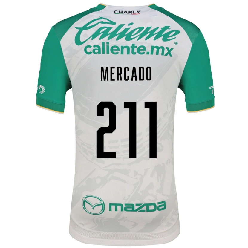Danxen Herren Diego Mercado #211 Hellgrün Weiß Auswärtstrikot Trikot 2026/27 T-Shirt