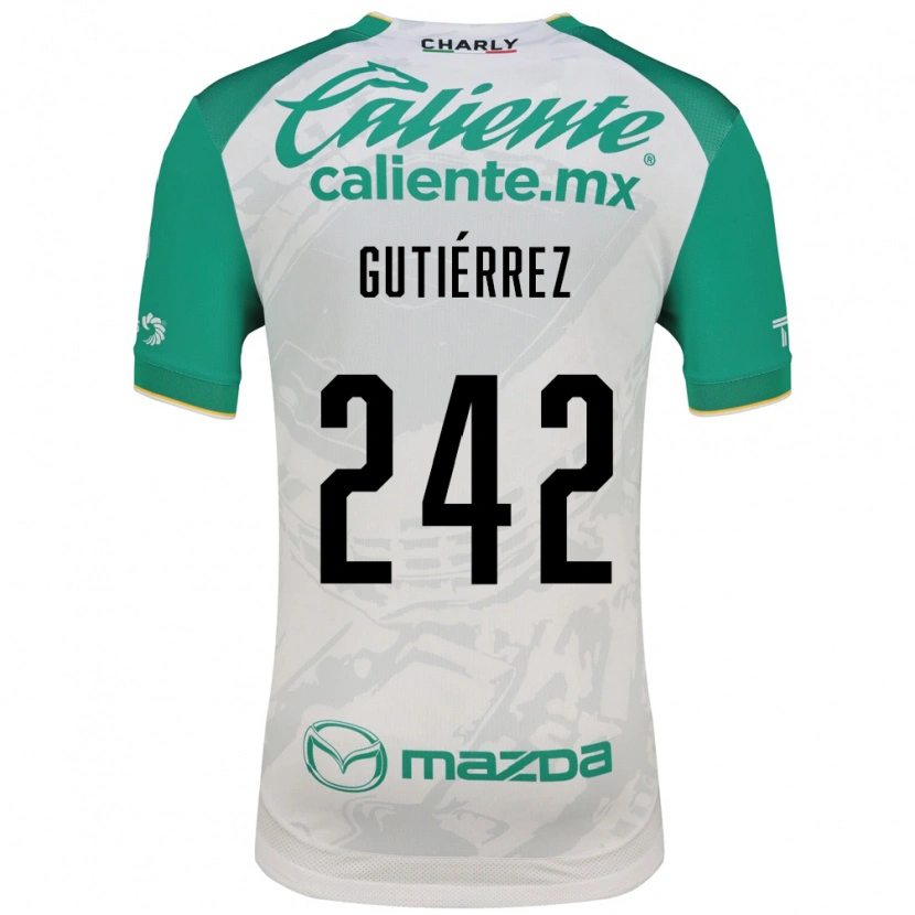Danxen Herren Daniel Gutiérrez #242 Hellgrün Weiß Auswärtstrikot Trikot 2026/27 T-Shirt