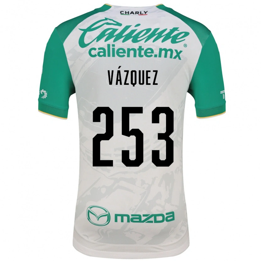 Danxen Herren Héctor Vázquez #253 Hellgrün Weiß Auswärtstrikot Trikot 2026/27 T-Shirt