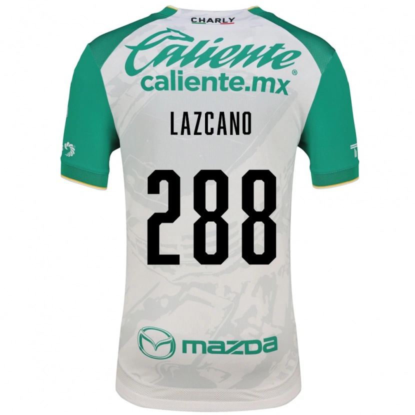 Danxen Herren Evan Lazcano #288 Hellgrün Weiß Auswärtstrikot Trikot 2026/27 T-Shirt