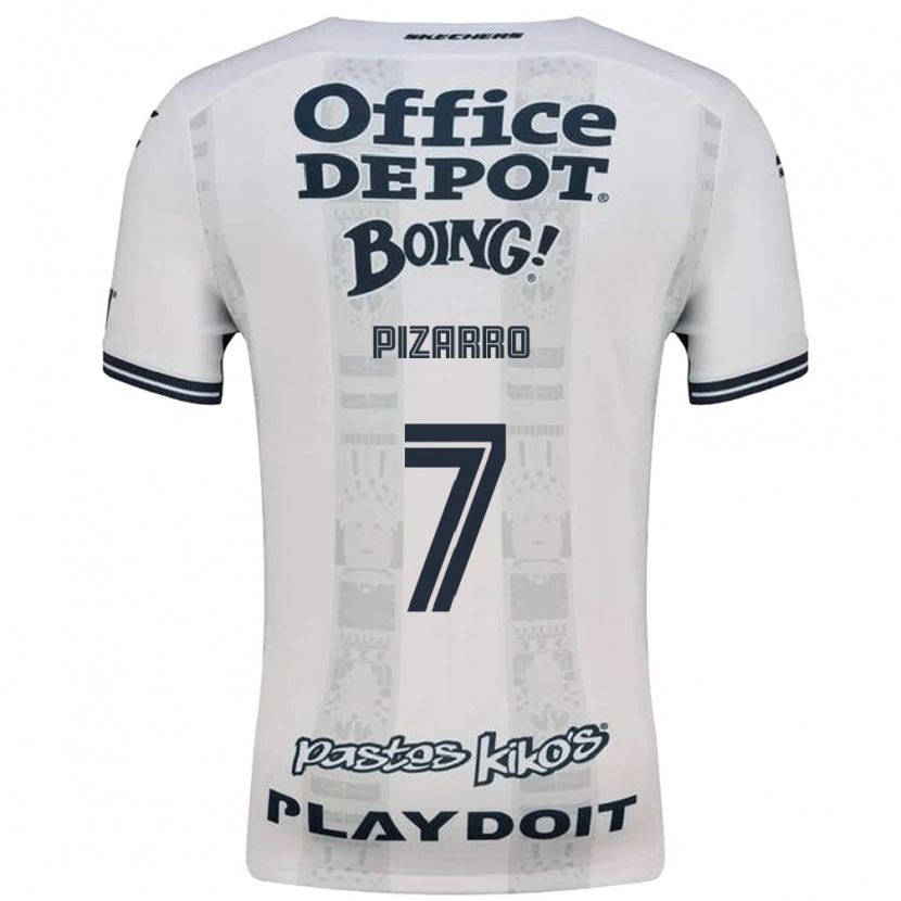 Danxen Herren Rodolfo Pizarro #7 Rot Weiß Schwarz Auswärtstrikot Trikot 2026/27 T-Shirt