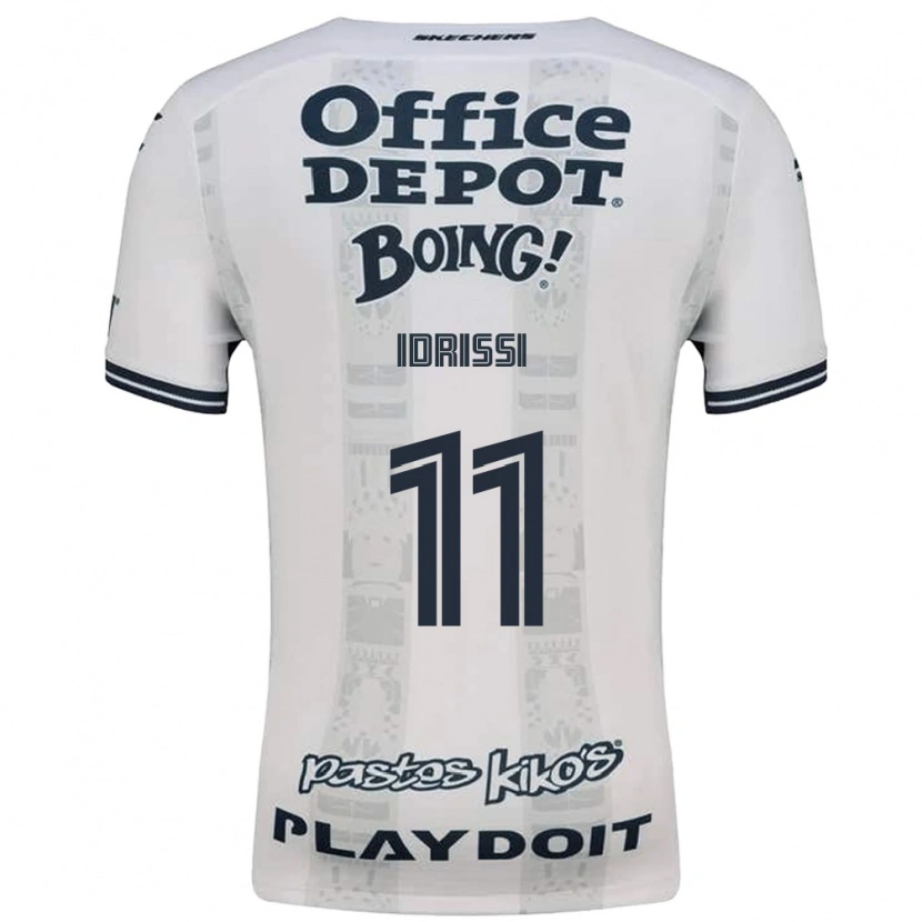 Danxen Herren Oussama Idrissi #11 Rot Weiß Schwarz Auswärtstrikot Trikot 2026/27 T-Shirt