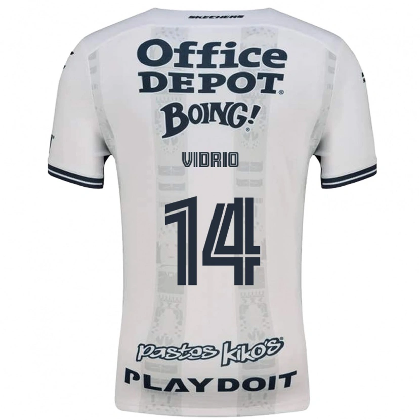 Danxen Herren Nailea Vidrio #14 Rot Weiß Schwarz Auswärtstrikot Trikot 2026/27 T-Shirt