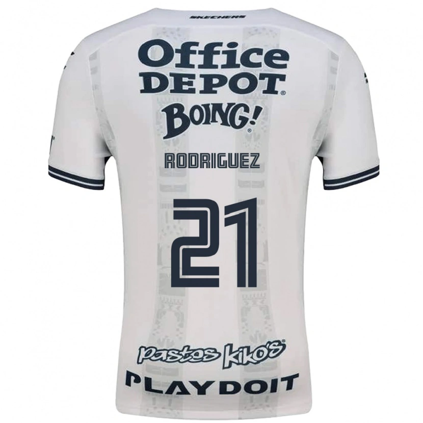 Danxen Herren Valentín Rodríguez #21 Rot Weiß Schwarz Auswärtstrikot Trikot 2026/27 T-Shirt