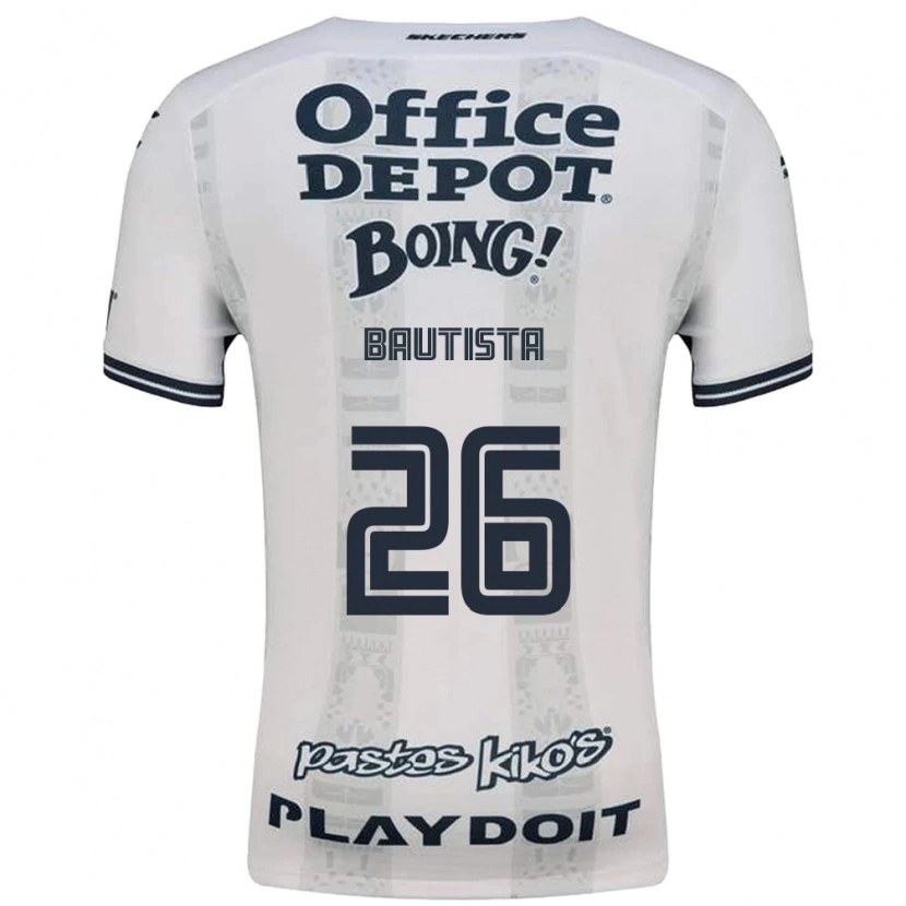 Danxen Herren Alán Bautista #26 Rot Weiß Schwarz Auswärtstrikot Trikot 2026/27 T-Shirt