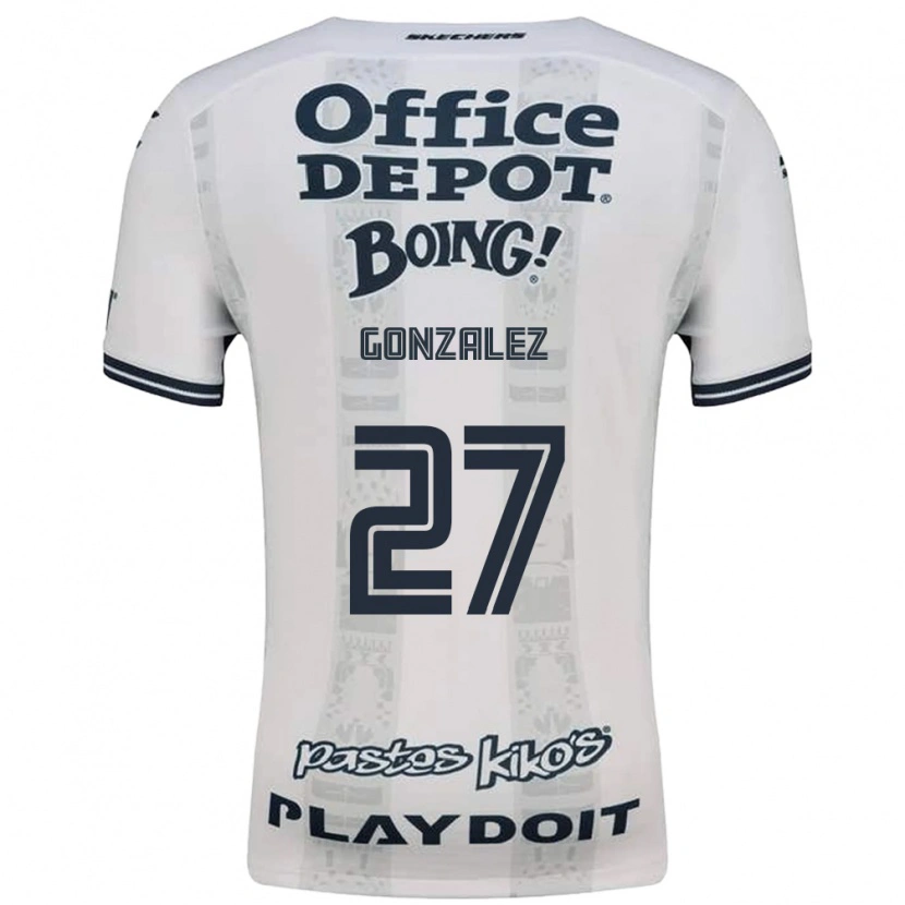 Danxen Herren Owen González #27 Rot Weiß Schwarz Auswärtstrikot Trikot 2026/27 T-Shirt
