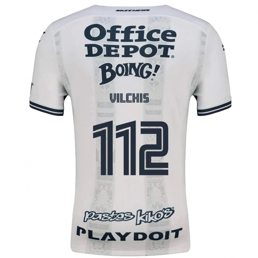 Danxen Herren Leonardo Vílchis #112 Rot Weiß Schwarz Auswärtstrikot Trikot 2026/27 T-Shirt