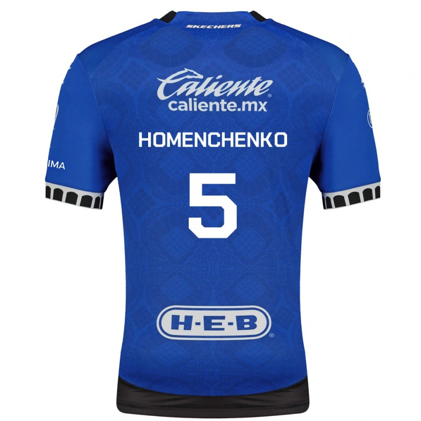 Danxen Herren Santiago Homenchenko #5 Königsblau Weiß Schwarz Auswärtstrikot Trikot 2026/27 T-Shirt