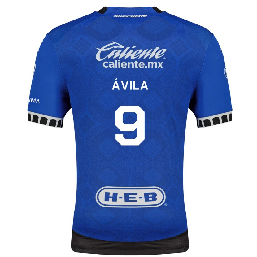 Danxen Herren Alí Ávila #9 Königsblau Weiß Schwarz Auswärtstrikot Trikot 2026/27 T-Shirt