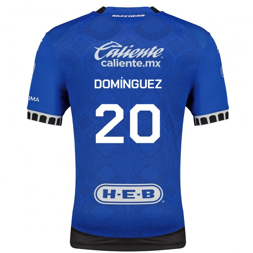 Danxen Herren Misael Dominguez #20 Königsblau Weiß Schwarz Auswärtstrikot Trikot 2026/27 T-Shirt