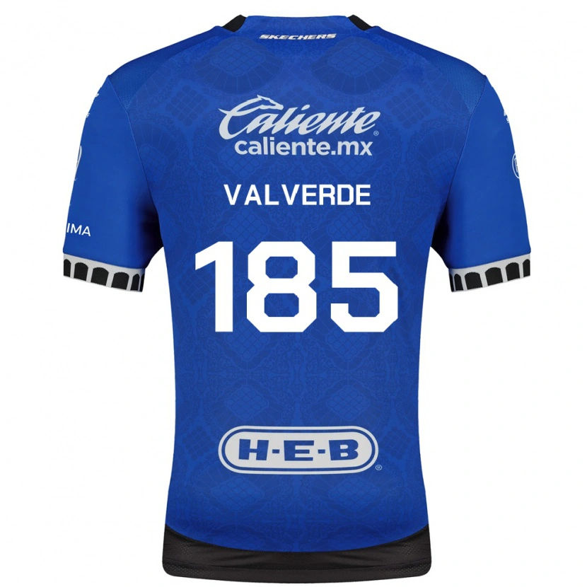Danxen Herren Luis Valverde #185 Königsblau Weiß Schwarz Auswärtstrikot Trikot 2026/27 T-Shirt