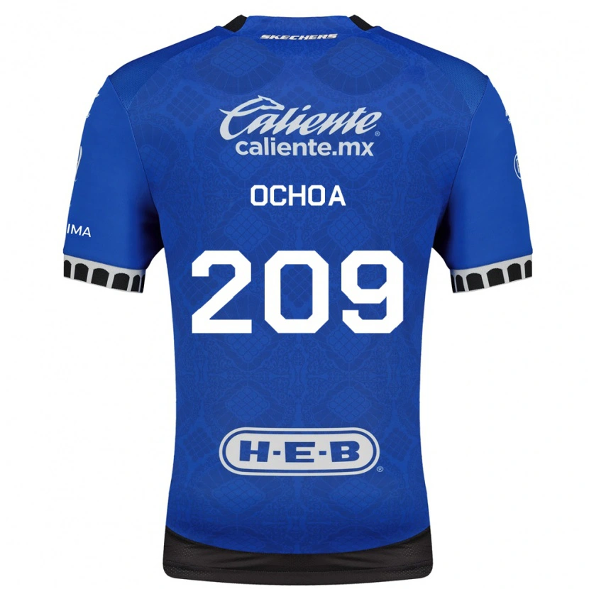 Danxen Herren José Ochoa #209 Königsblau Weiß Schwarz Auswärtstrikot Trikot 2026/27 T-Shirt