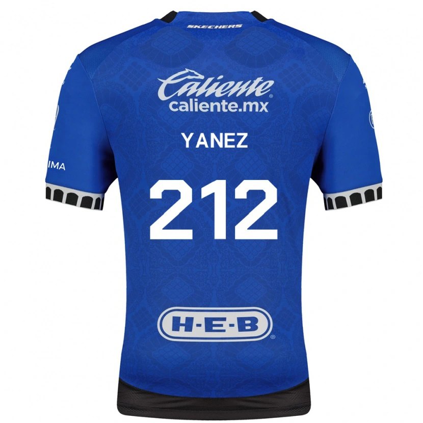 Danxen Herren Sebastián Yánez #212 Königsblau Weiß Schwarz Auswärtstrikot Trikot 2026/27 T-Shirt